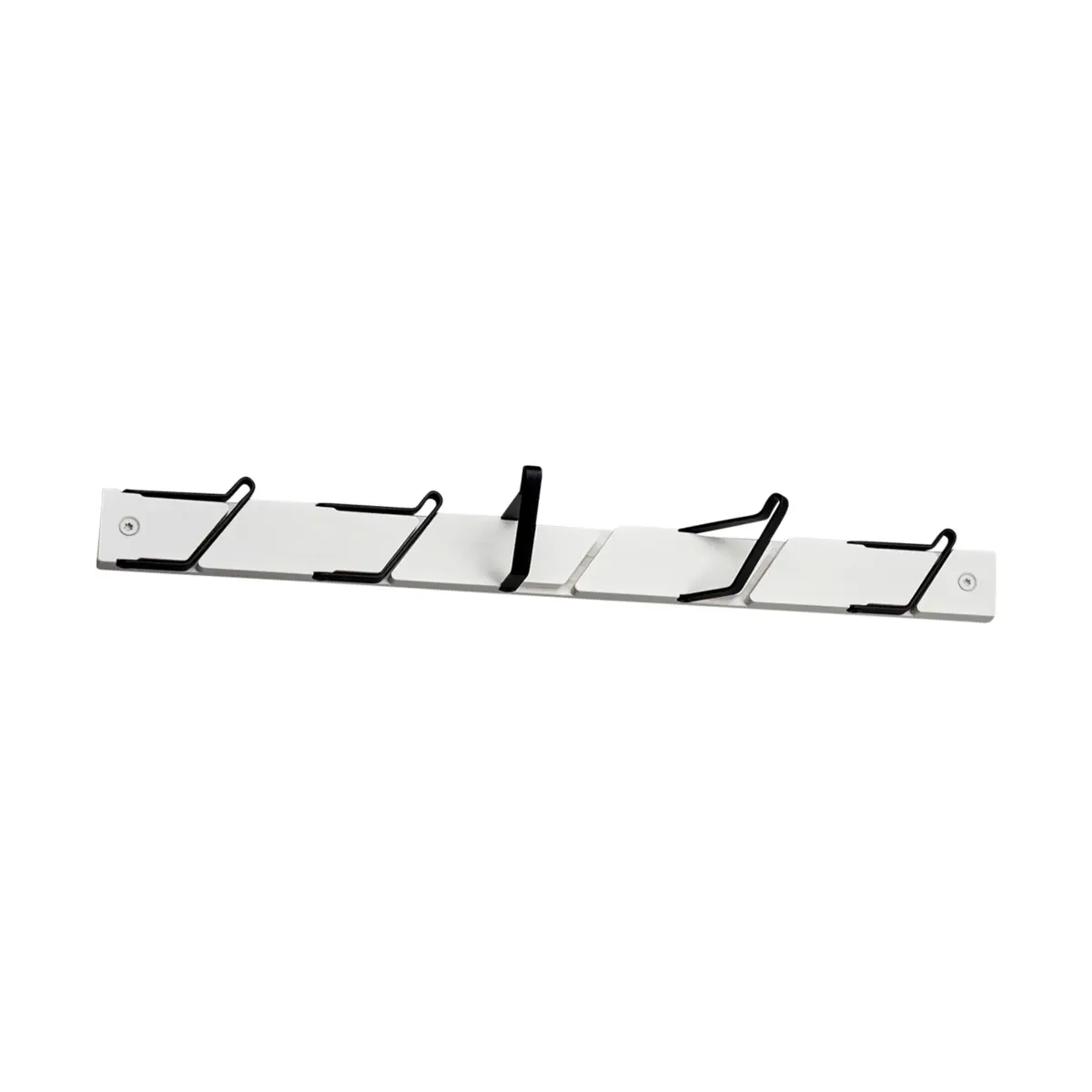 Tamburin kroklist 52,5 cm, Hvit-svart