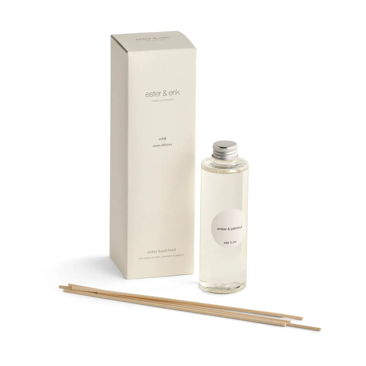 Refill ester & erik duftpinner, Amber & patchouli