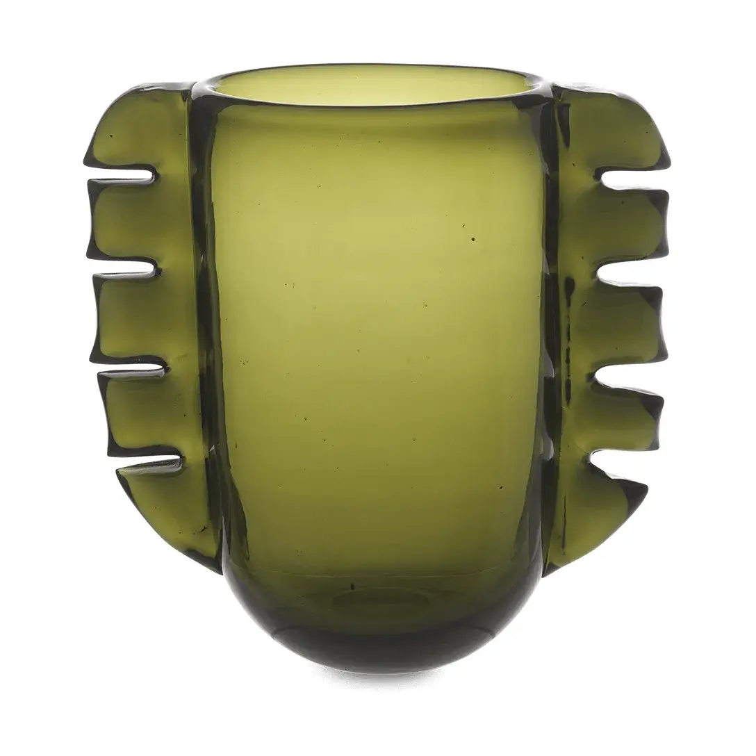 Alas vase, Moss green