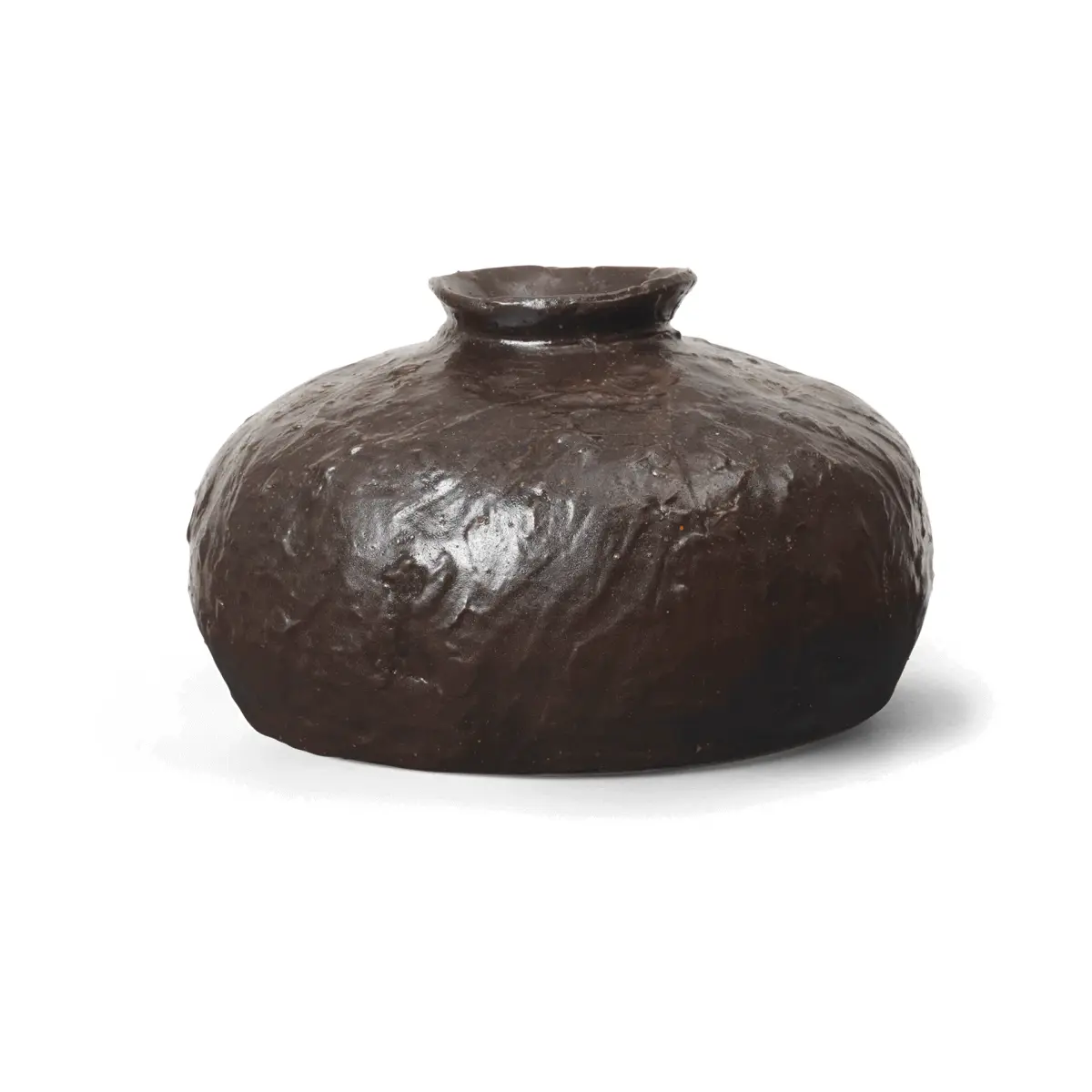 Doro vase 11 cm, Coffee