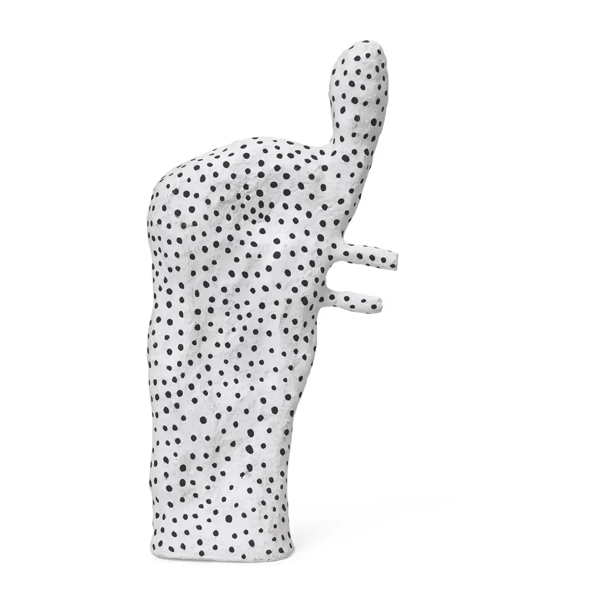 Elly skulptur, White-black