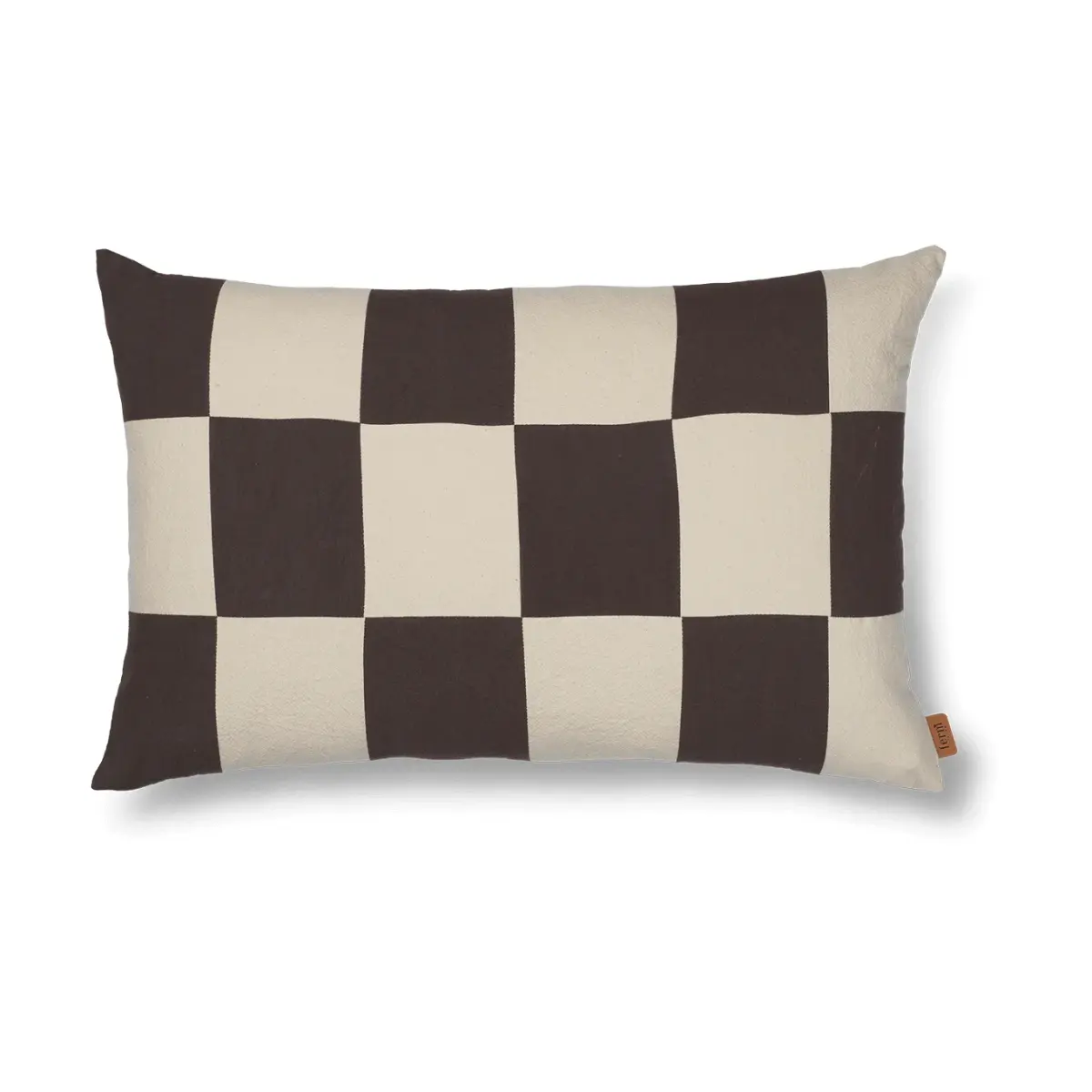 Fold patchwork putetrekk 40x60 cm, Coffee-undyed