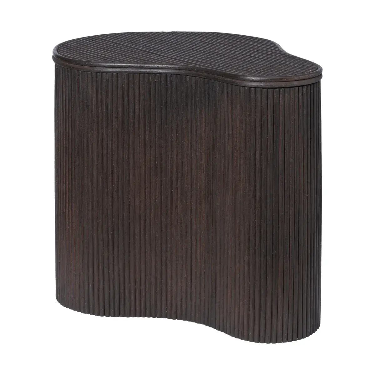 Isola sidebord med oppbevaring, Dark stained