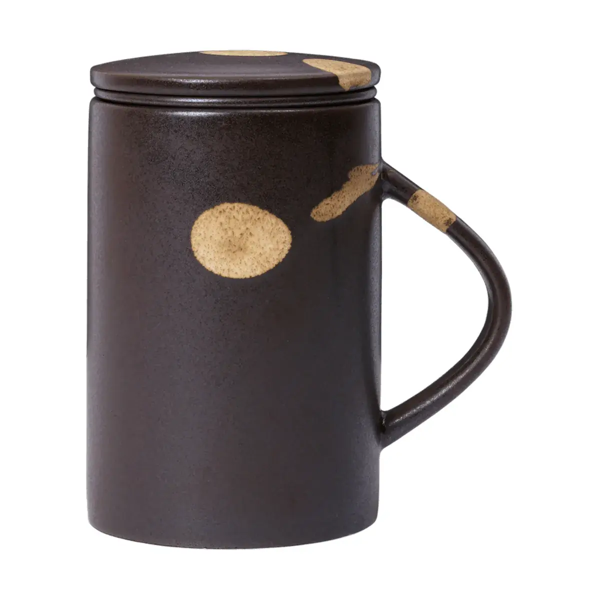 Koyo tekopp med tesil 40 cl, Dark brown-buff