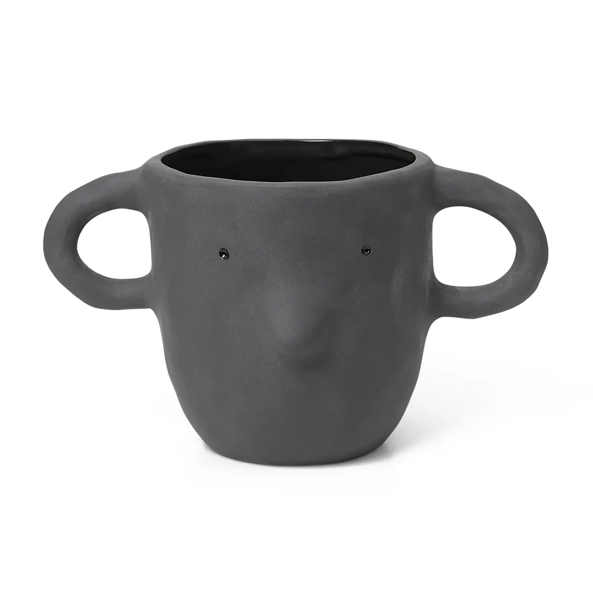 Mus blomsterkrukke XL Ø15 cm, Dark grey