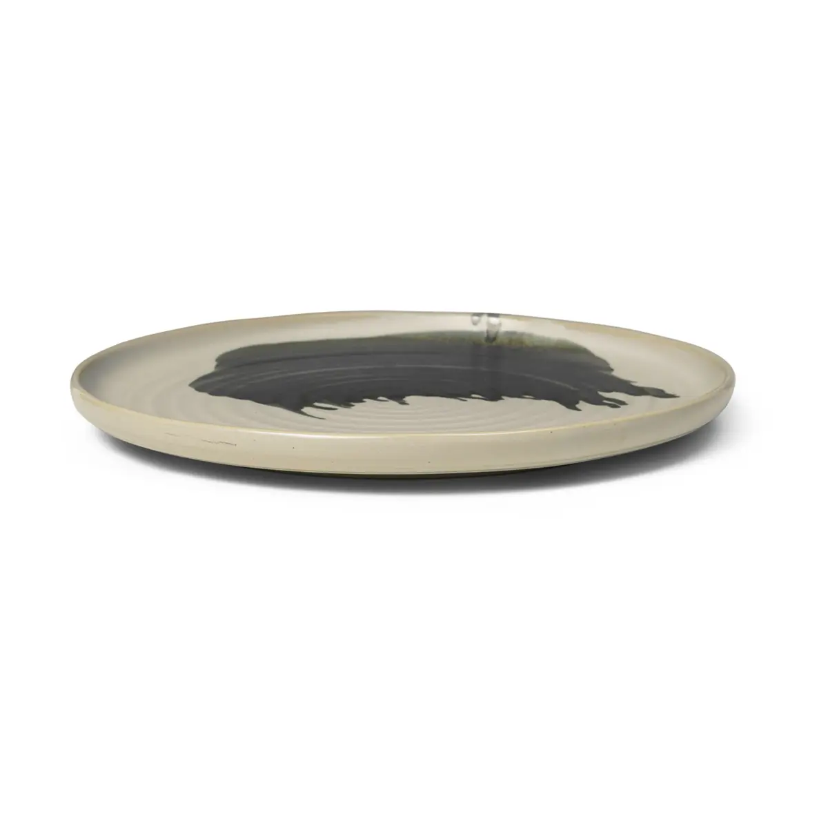 Omhu Centerpiece serveringsfat Ø 36 cm, off white-charcoal