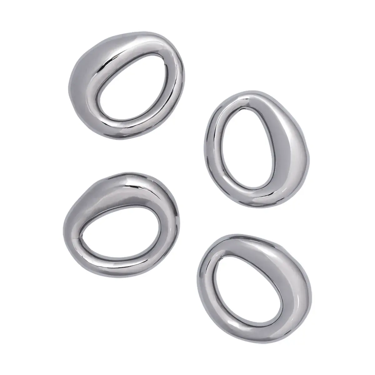 Orrith serviettring 4-pk, Silver
