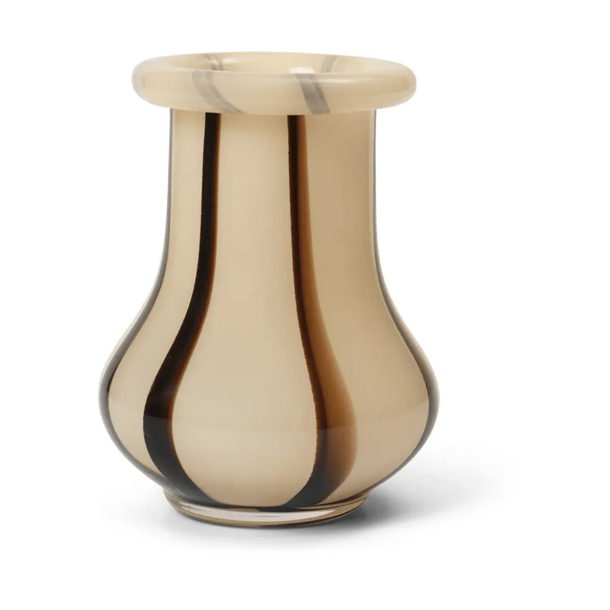 Riban vase 15 cm, Cream