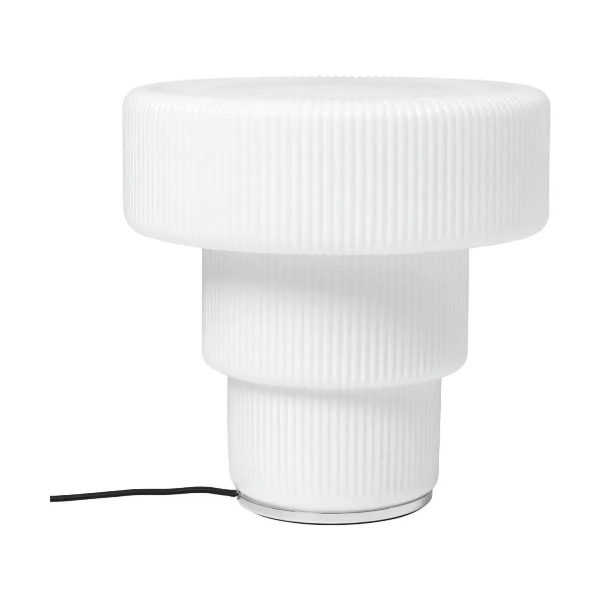 Ripple bordlampe, White, Ø28x28 cm