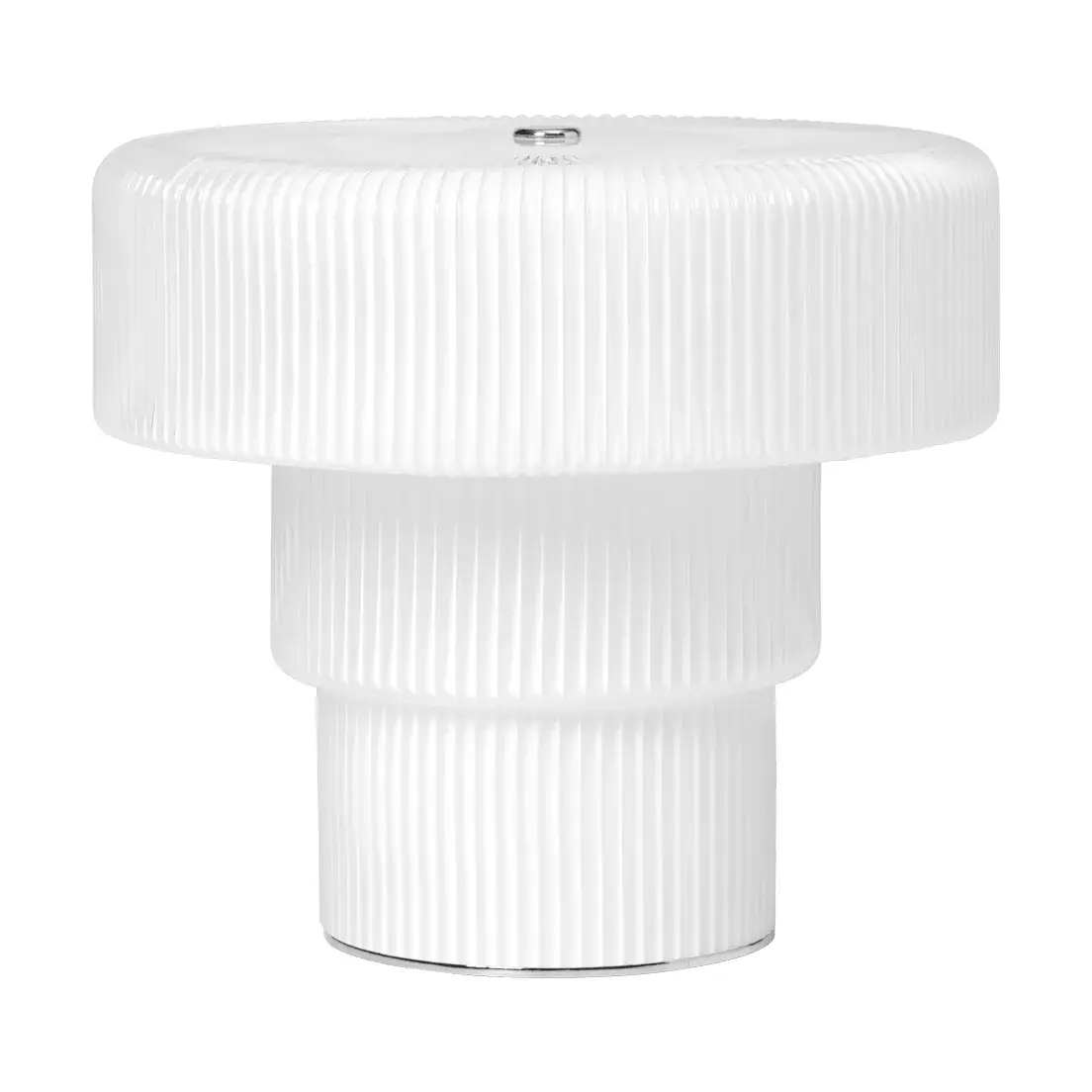 Ripple portable bordlampe, White, 16,5 cm