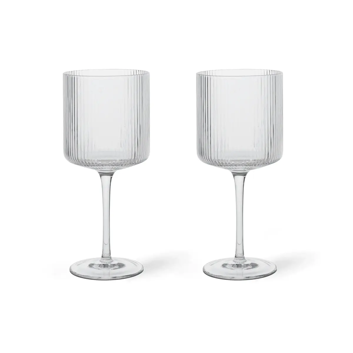 Ripple rødvinsglass 32,5 cl 2-pakning, Clear