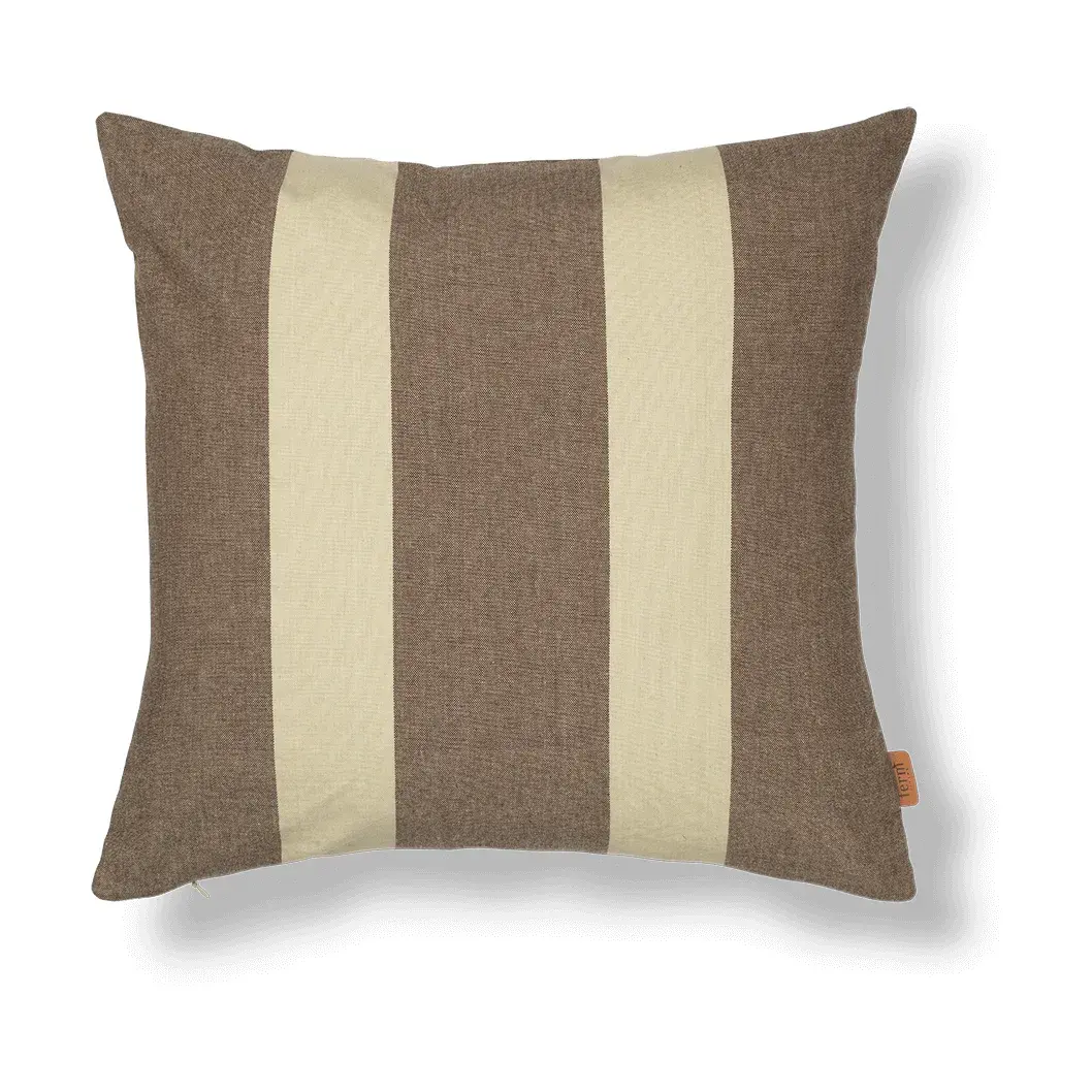 Strand outdoor putetrekk 50x50 cm, Carob brown-parchment