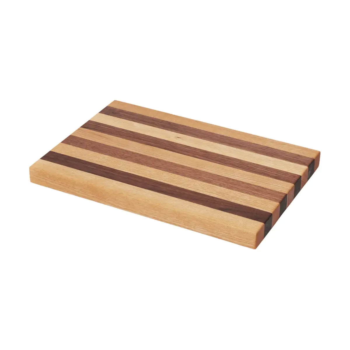 Stribe skjærefjøl bold 25x36 cm, Walnut-oak