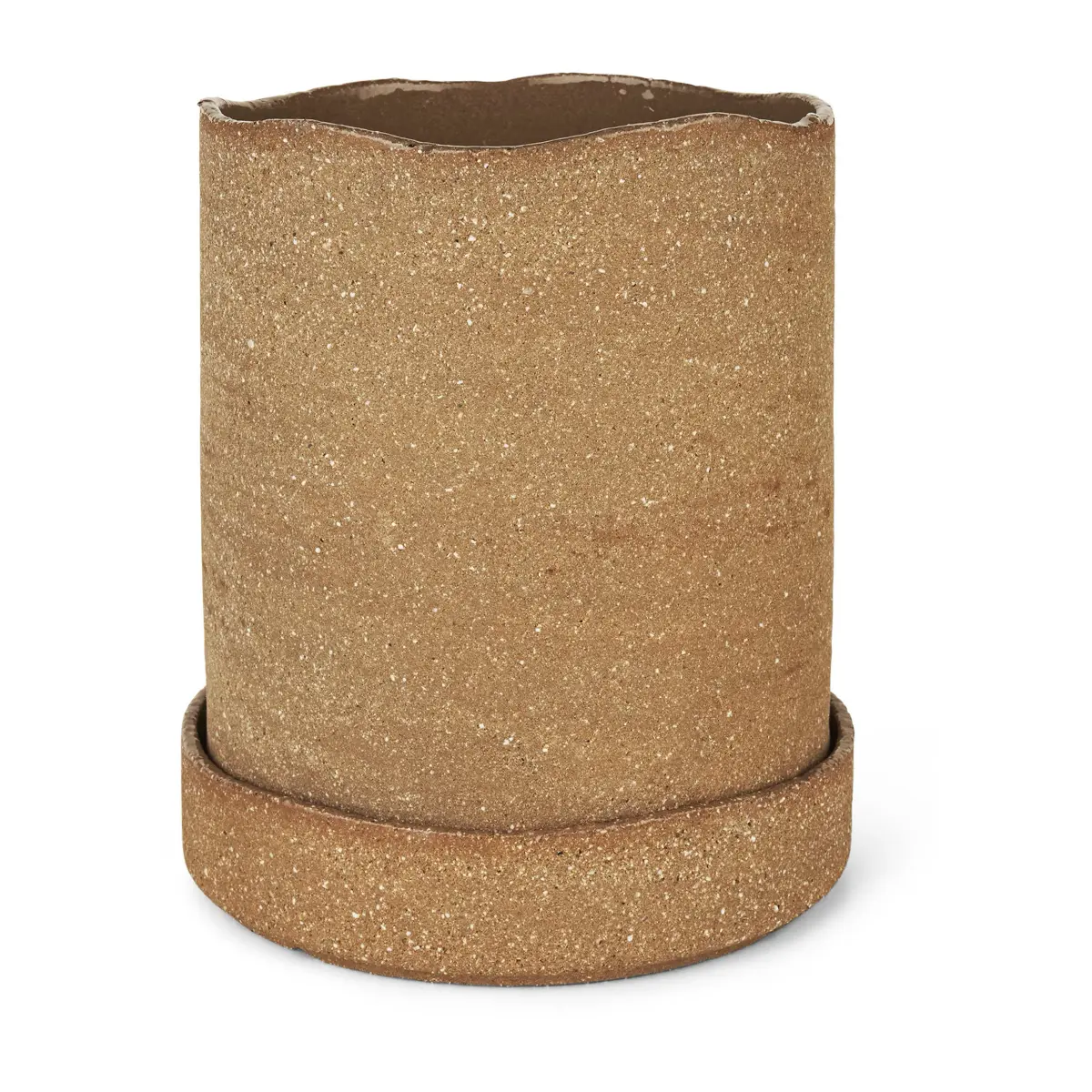 Uneru krukke Ø 16 cm, Brown