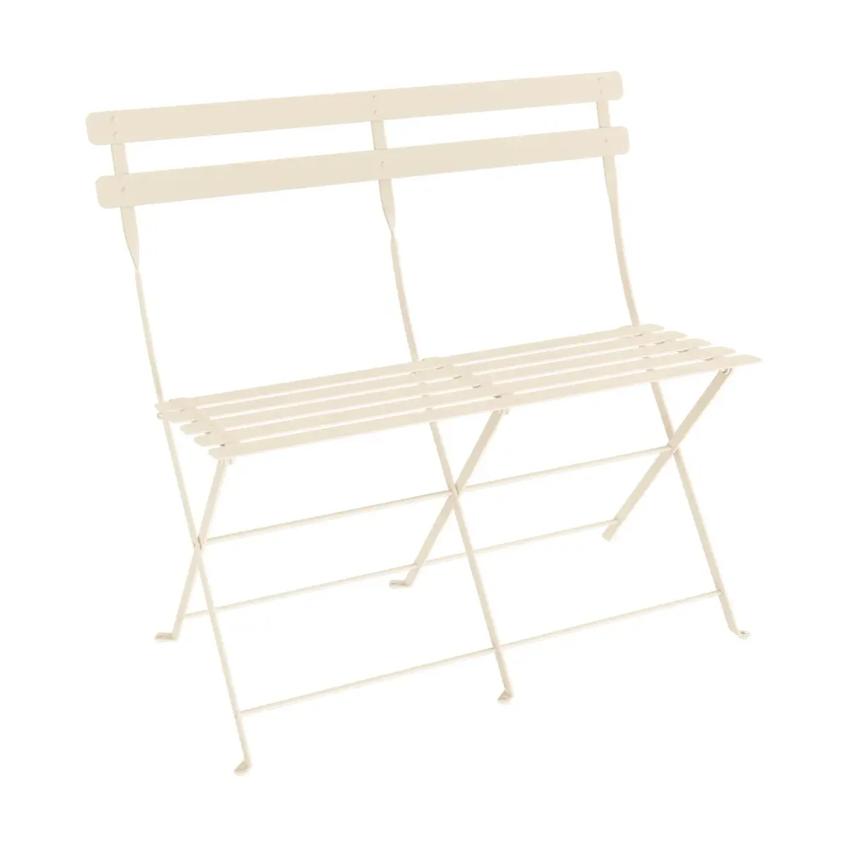 Bistro sittepuff 2-seter, Latte beige (beige)