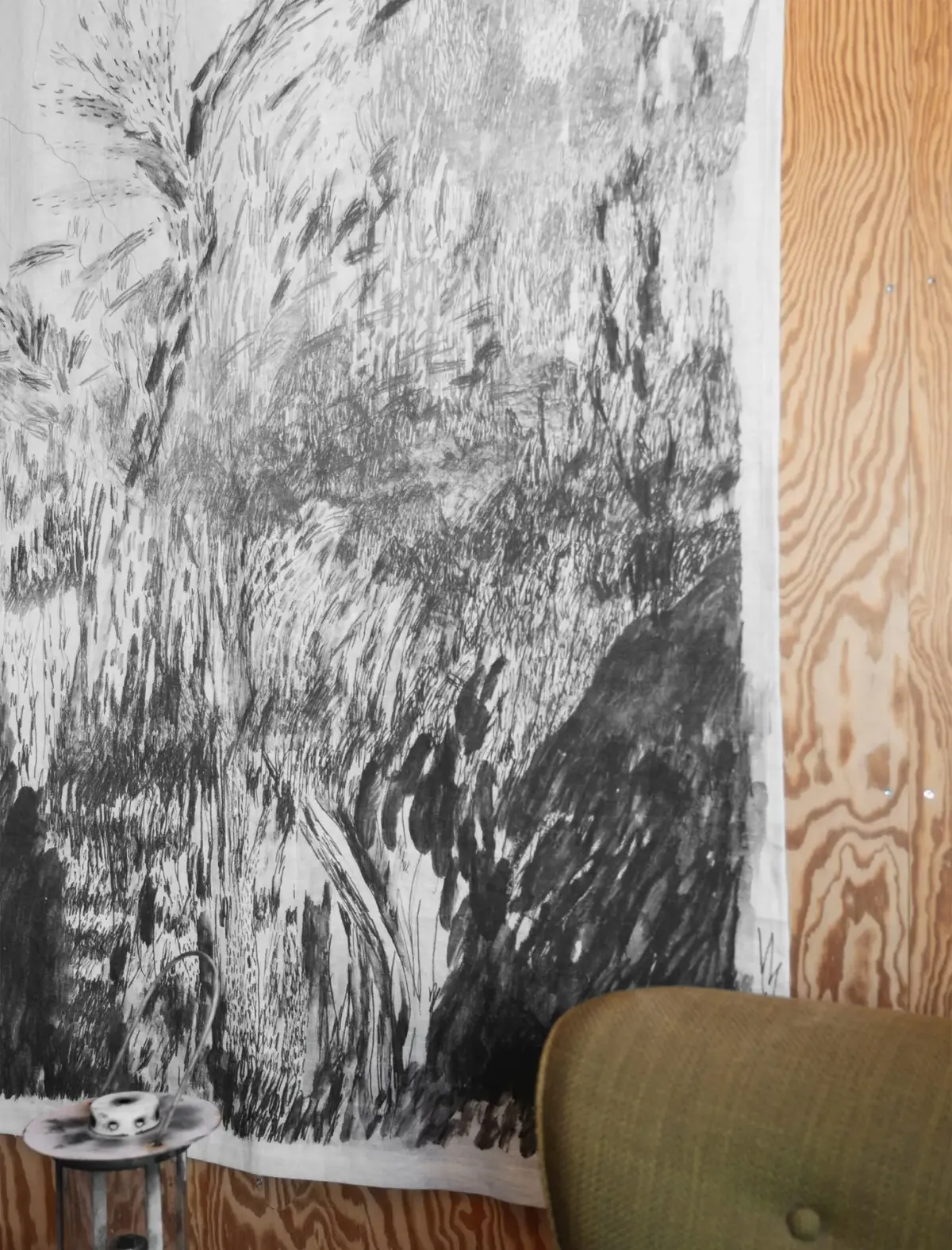 Arketyp veggteppe 100x140 cm, Lin