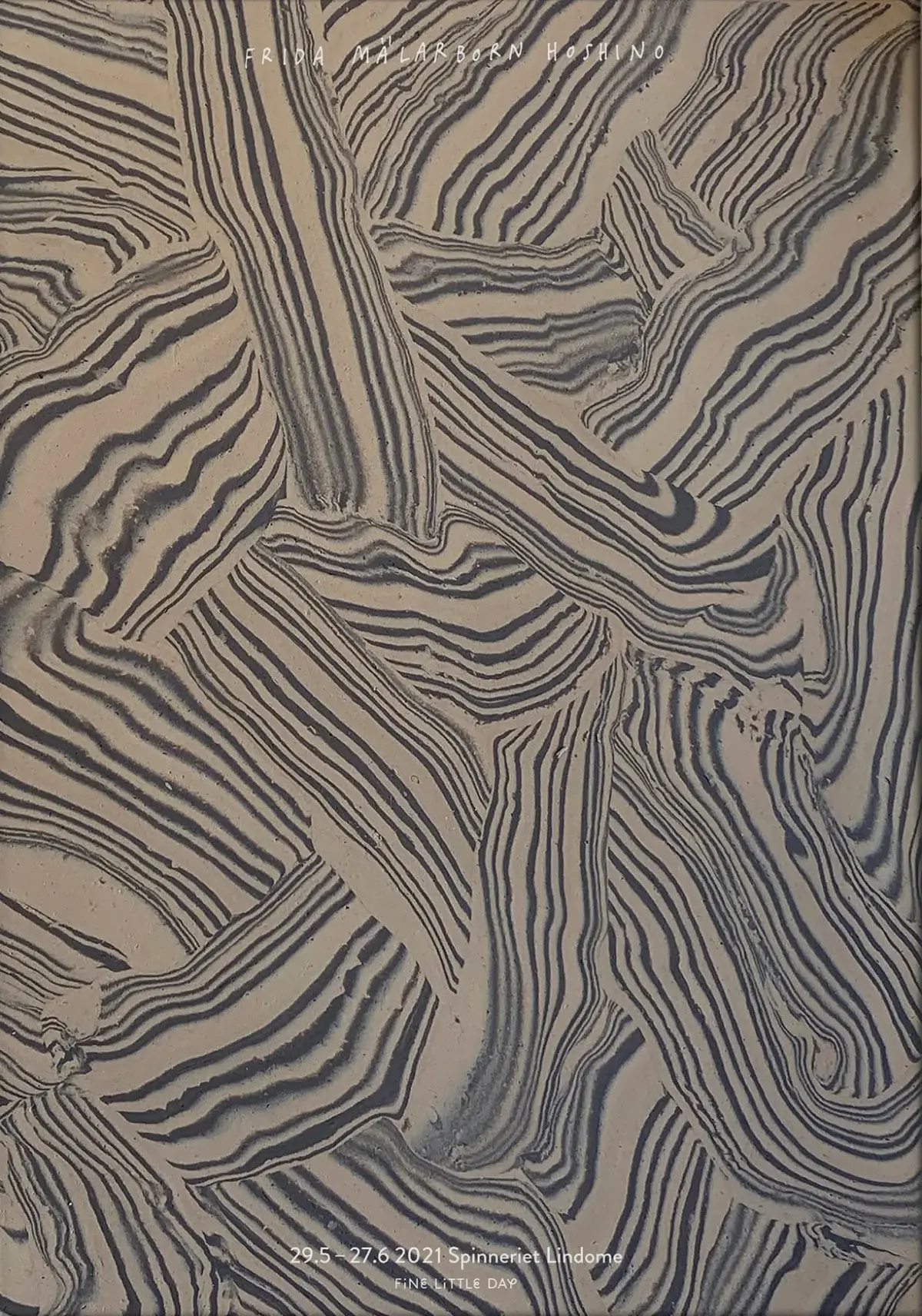 Hoshino utstillingsplakat, 50 x 70 cm