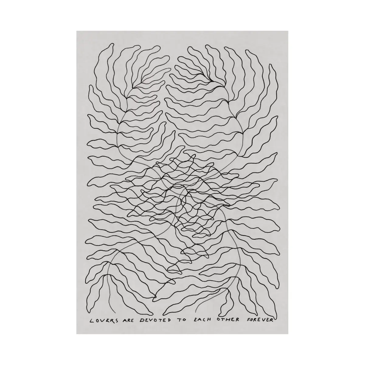 Lovers poster, 70x100 cm