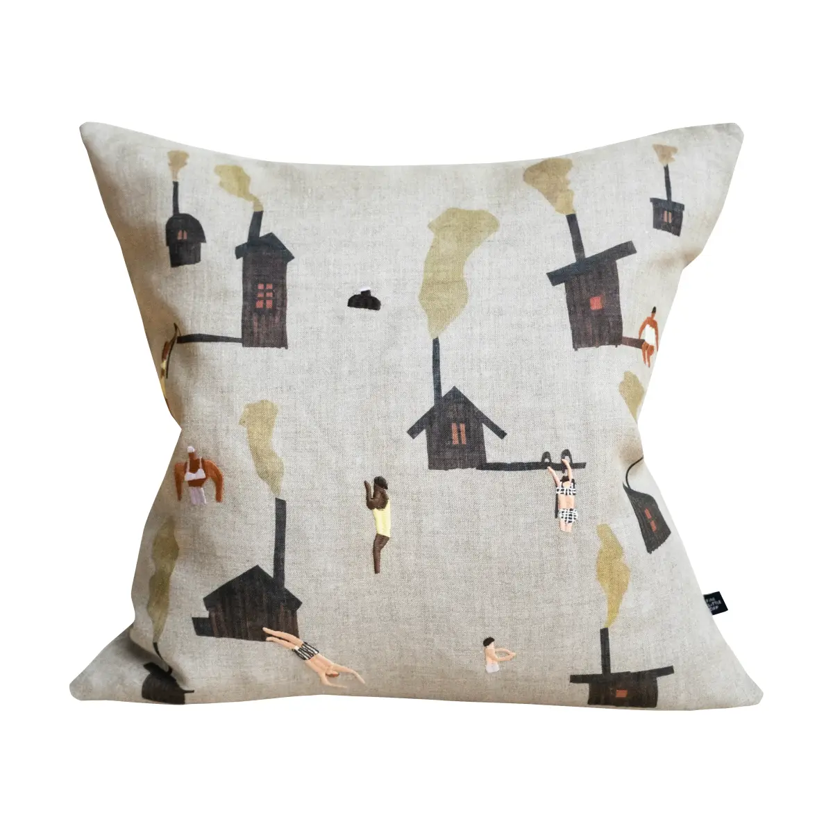 Sauna putetrekk 45 x 45 cm, Beige