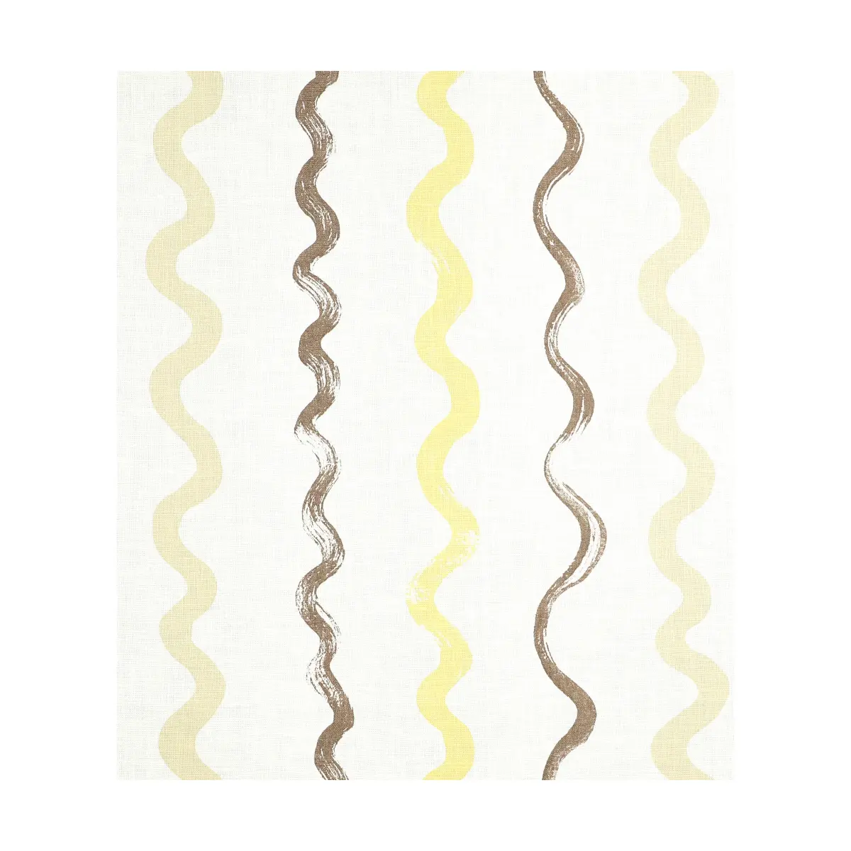 Stripete stoff, White-yellow
