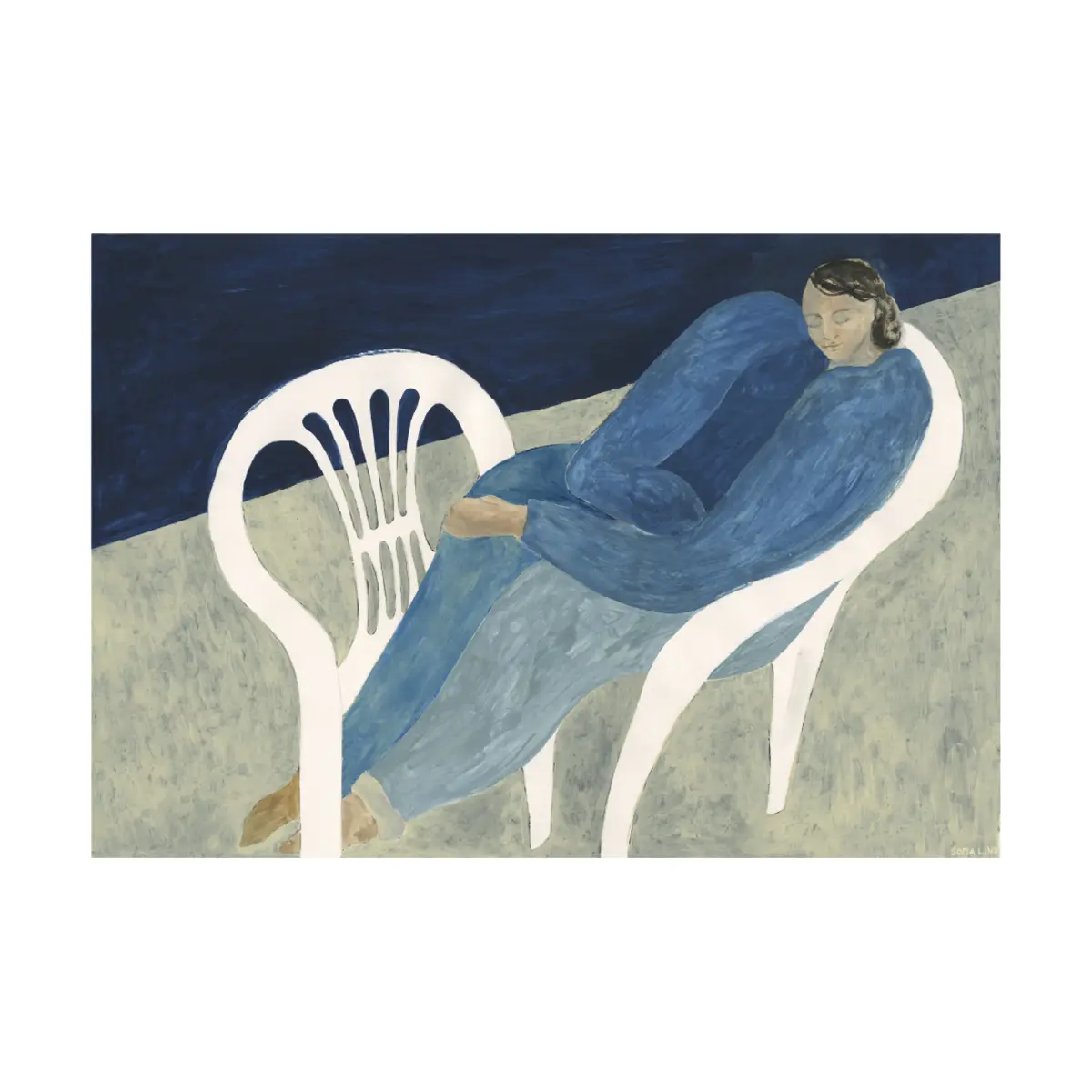 Summer evening plakat, 50 x 70 cm