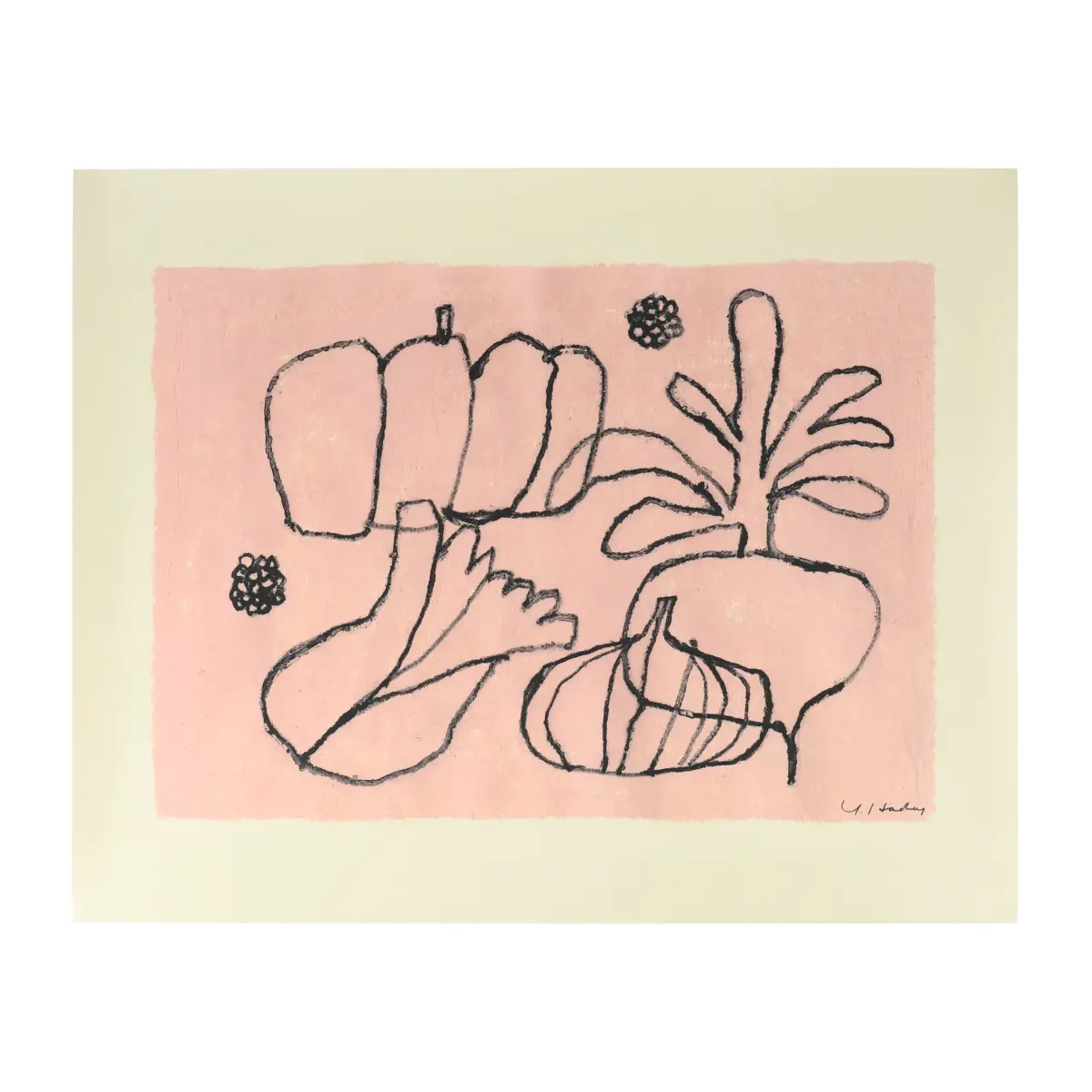 Vegetable plakat, 40 x 50 cm