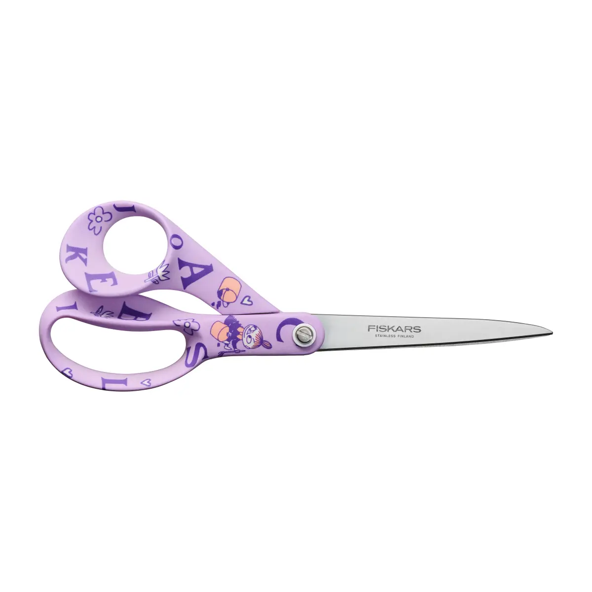 Fiskars x Mummitrollet universalsaks 21 cm, ABC
