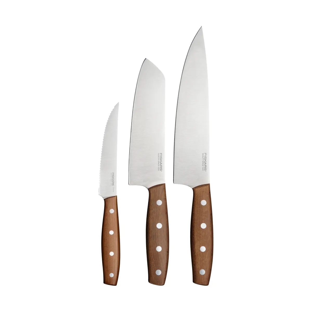 Folken knivsett, 3 deler