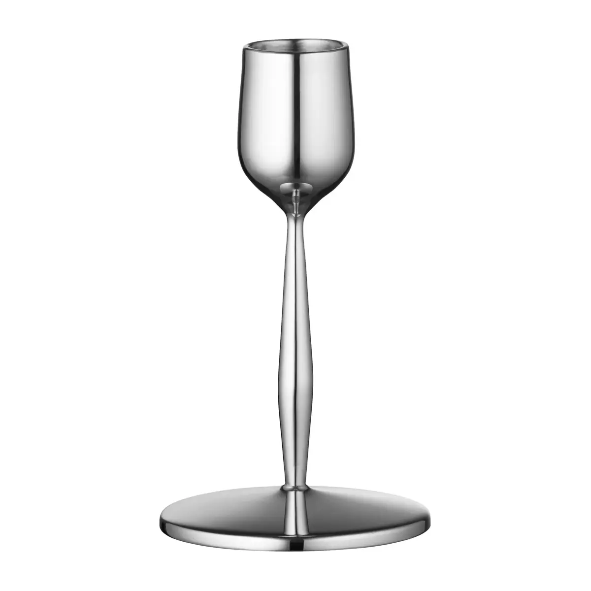 Dorotea lysestake 12 cm, Blankt stål