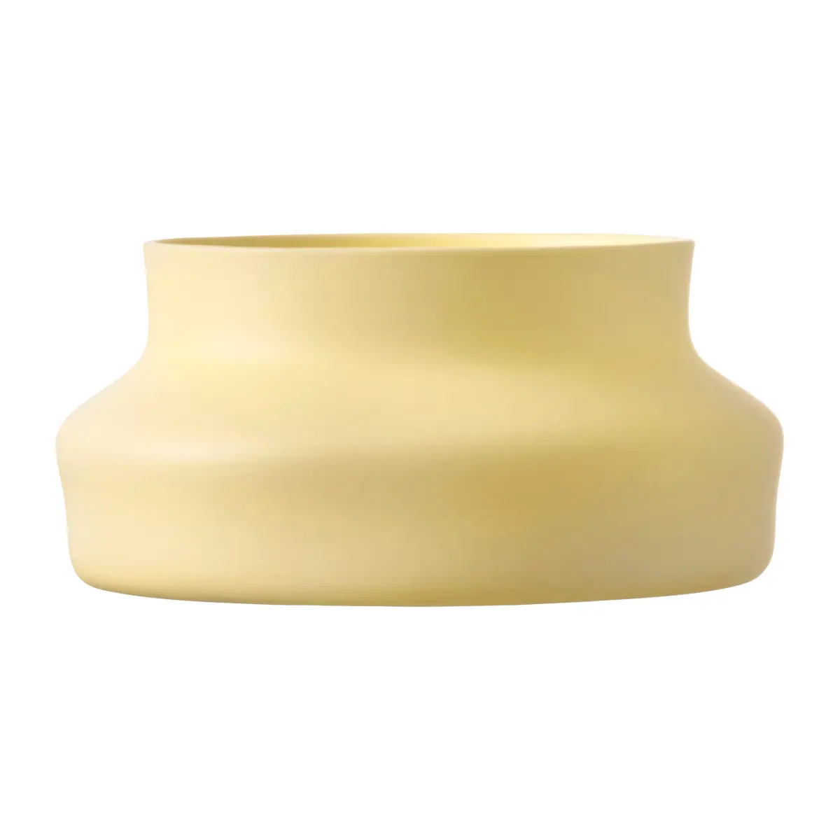 Dorotea vase 12 x 25 cm, Mellow yellow