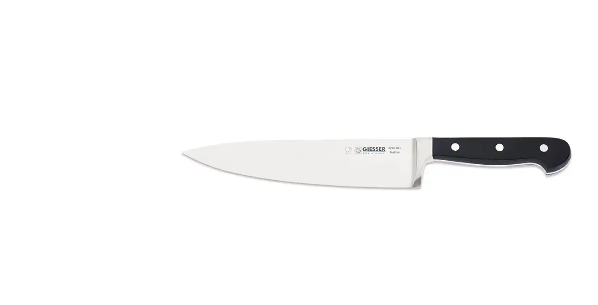 Geisser kokkekniv-allround 20 cm, Svart