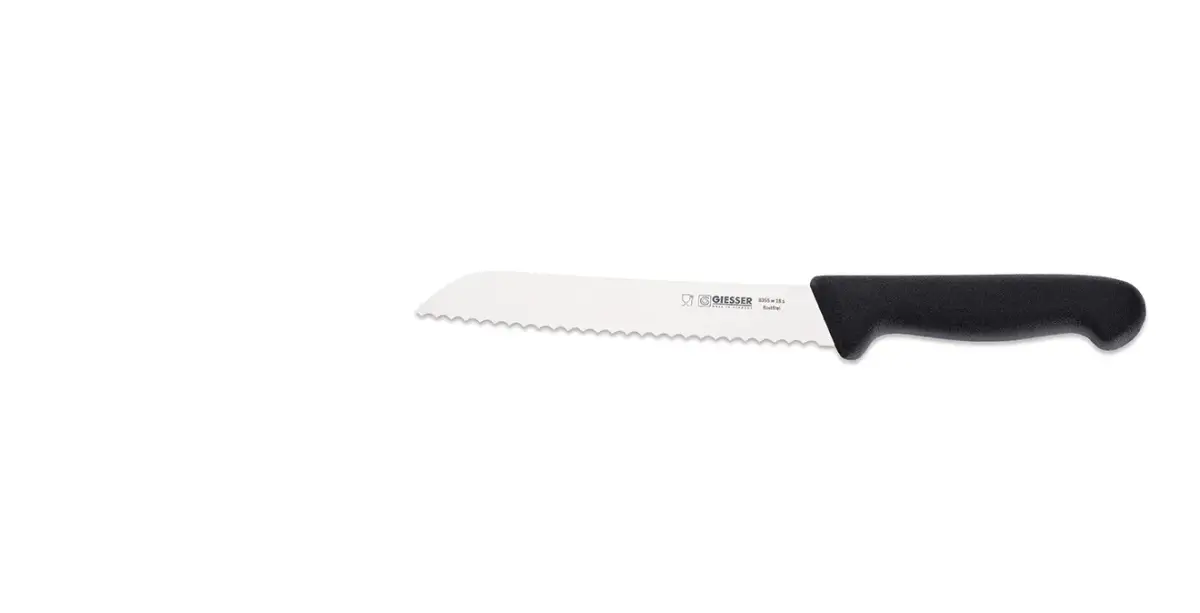 Giesser brødkniv 21 cm, Stål-svart