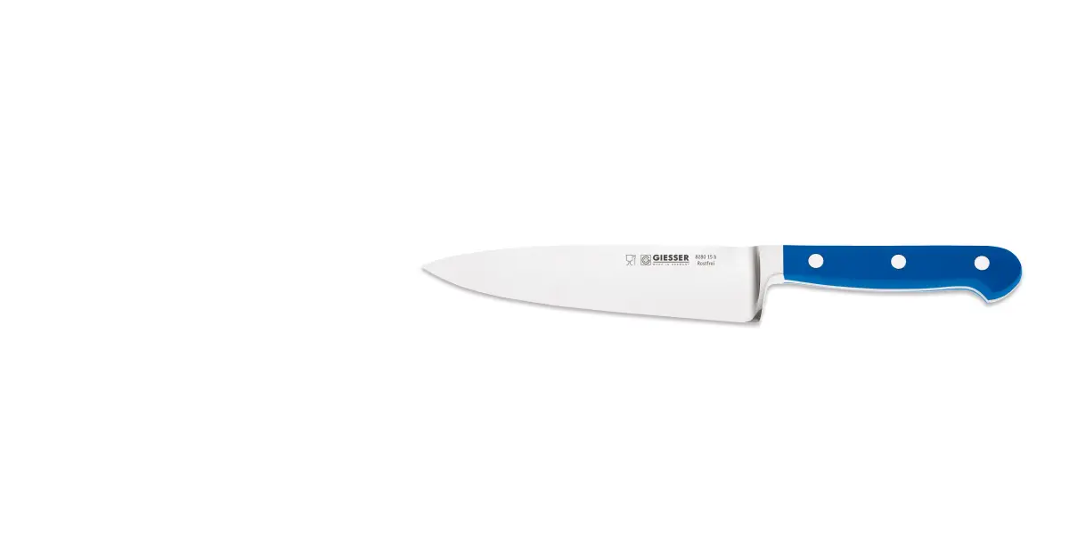 Giesser kokkekniv 15 cm, Blå
