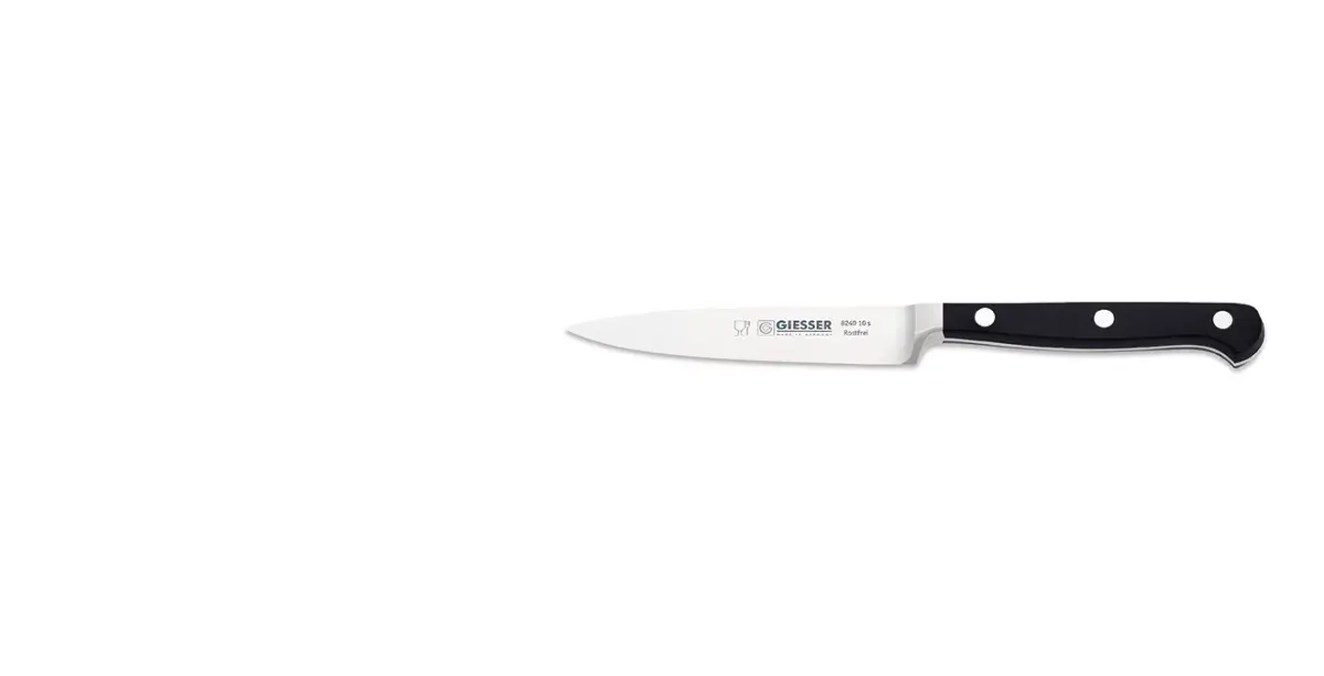 Giesser skallkniv 10 cm, Svart