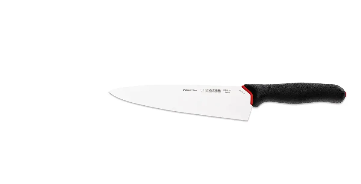 PrimeLine kokkekniv 20 cm, Svart
