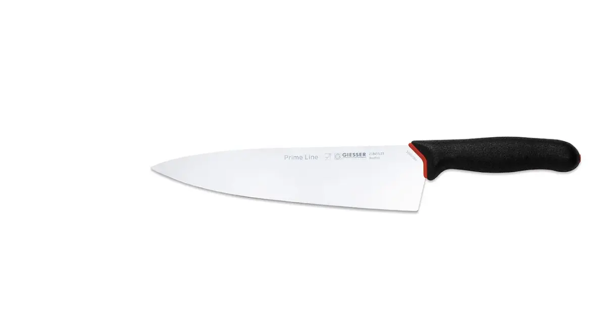 PrimeLine kokkekniv 23 cm, Svart