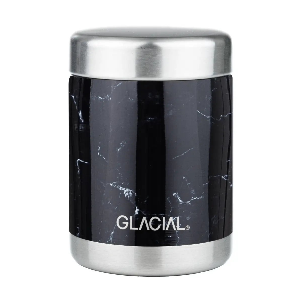 Glacial mattermos 350 ml, Black marble