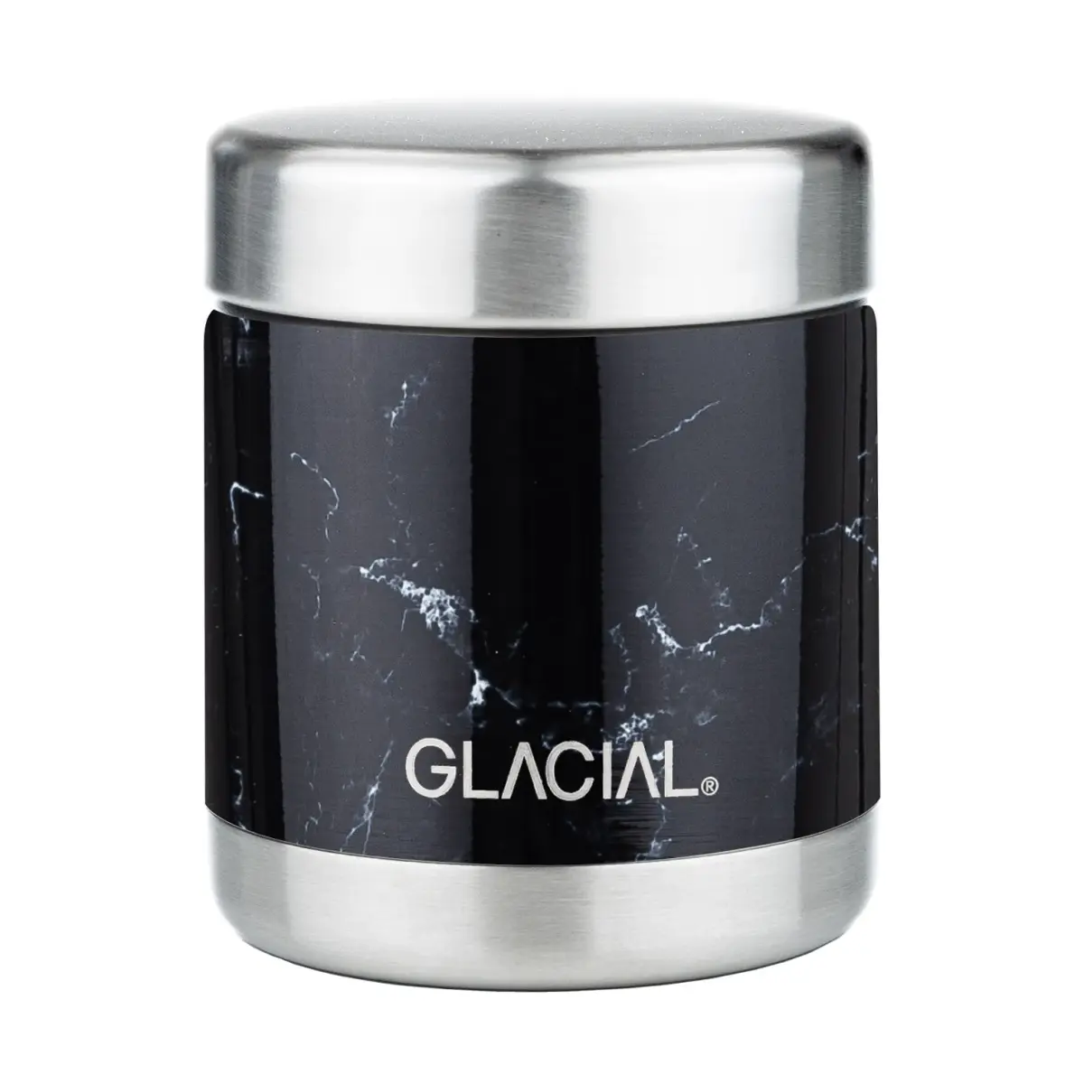 Glacial mattermos 450 ml, Black marble