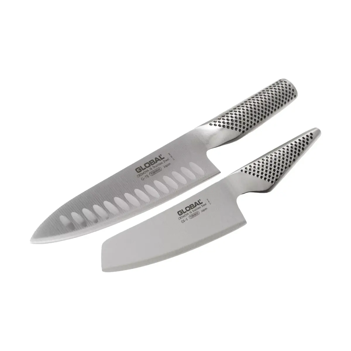 Global G-7805 knivsett 2-deler, Rustfritt stål