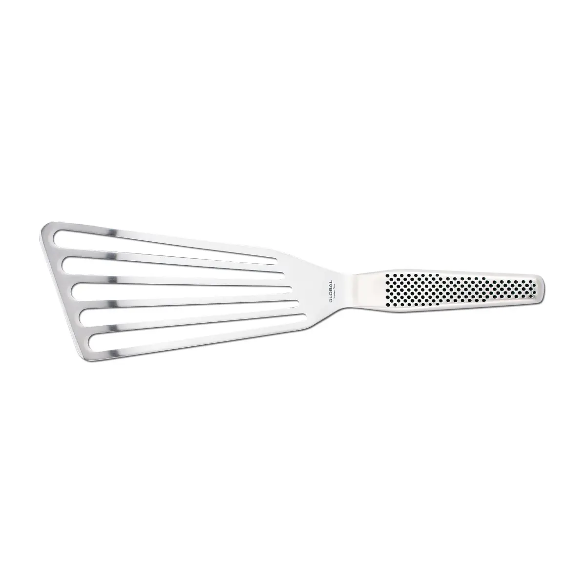 Global GS-27 Stekespade perforert vinklet 27 cm, rustfritt stål