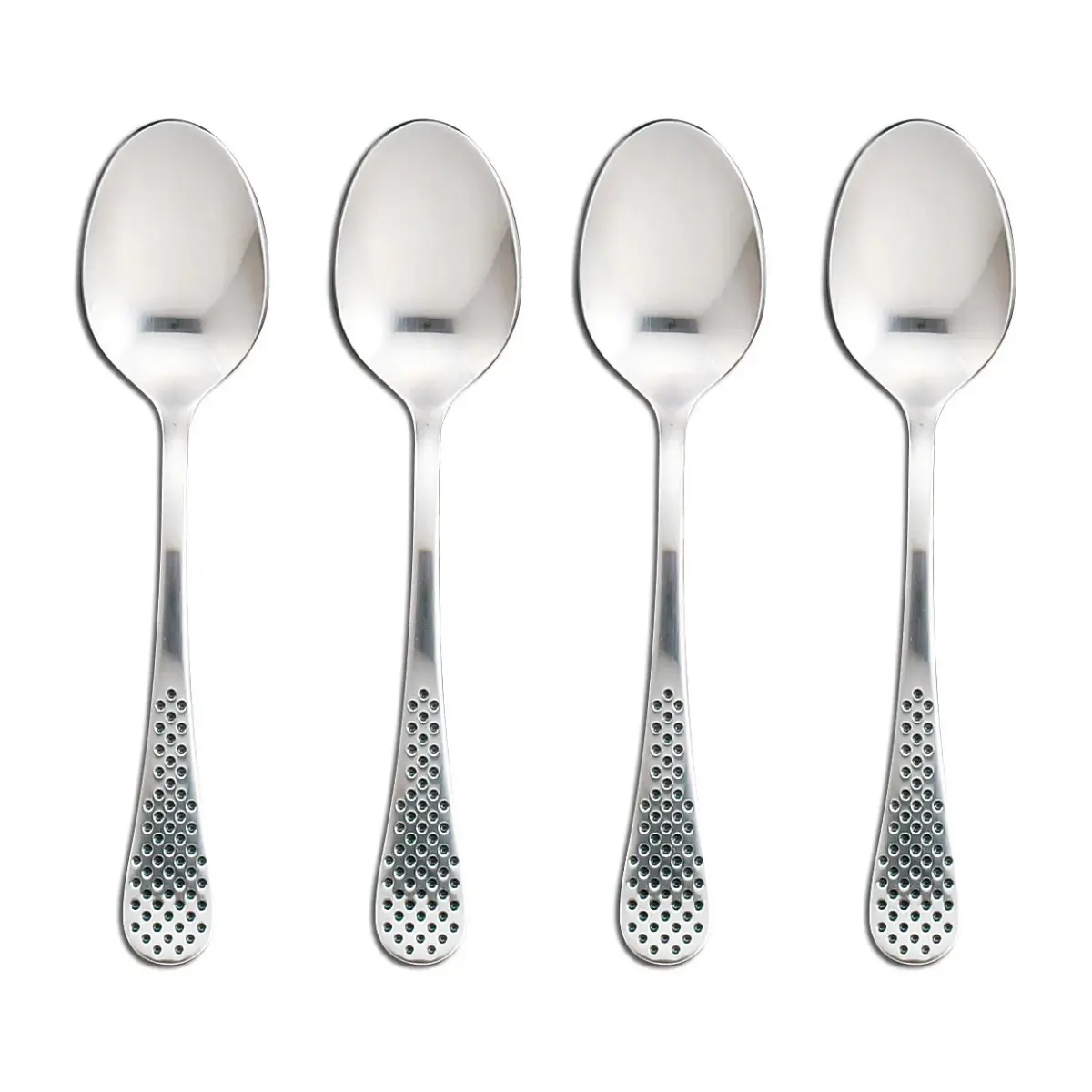 Global GT-003-4 Kaffeskje 12,5 cm 4-pakning, rustfritt stål
