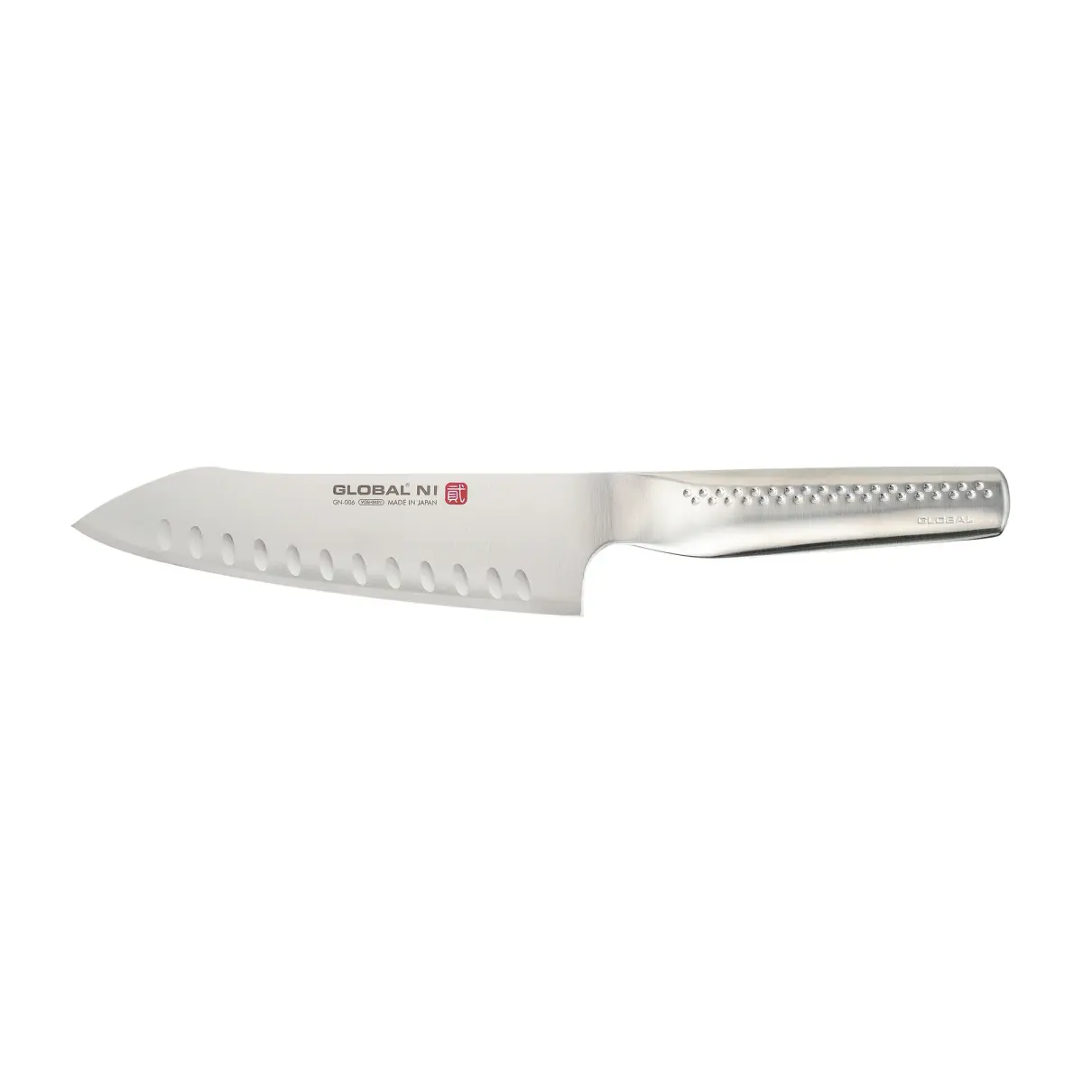 Global NI GN-006 Grønnsakshakke Oriental olivenslipt, Rustfritt stål, 18 cm