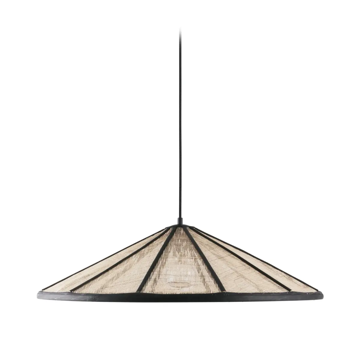 Akira pendel Ø70 cm, Svart-natur