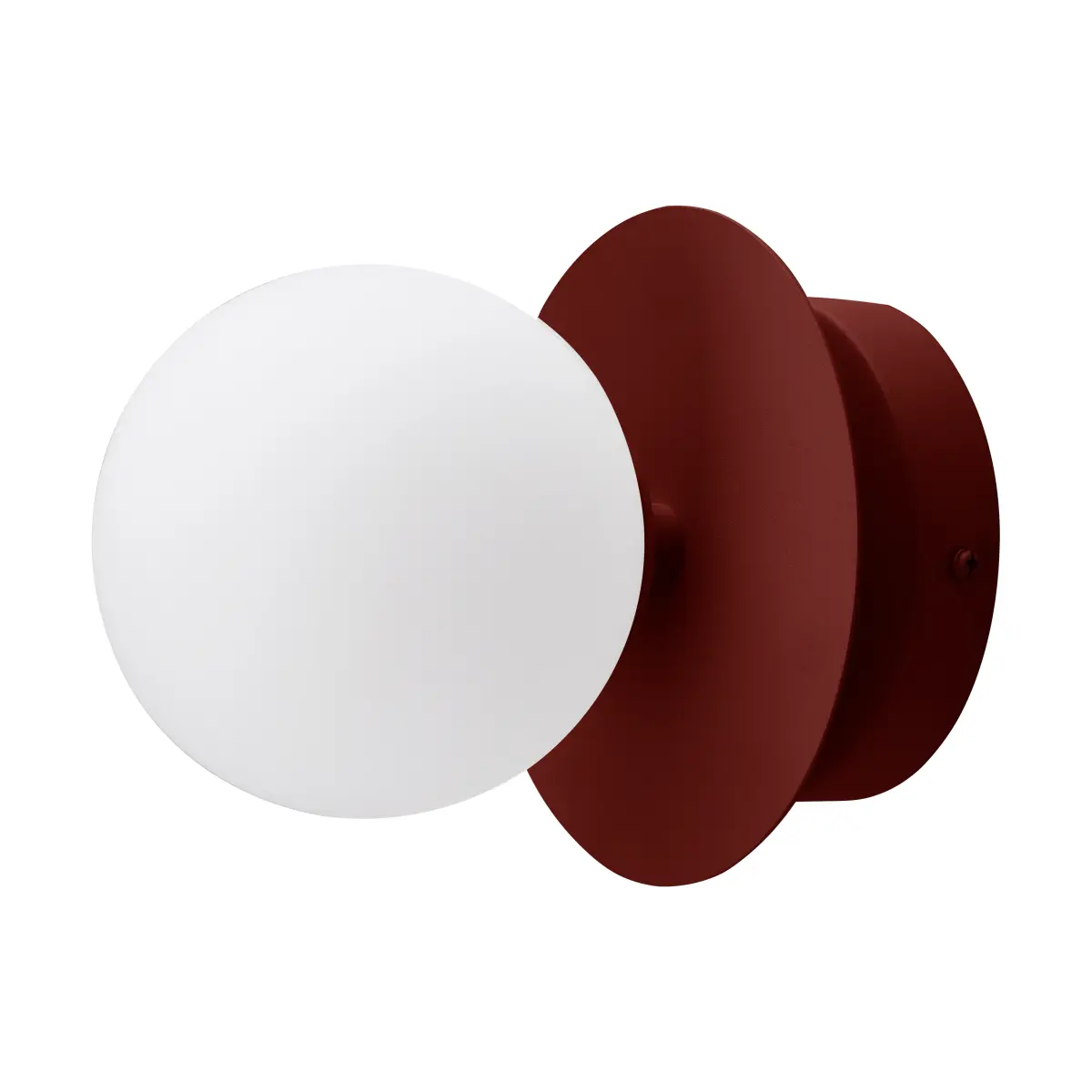 Art Deco vegglampe, plafond, Rød-hvit