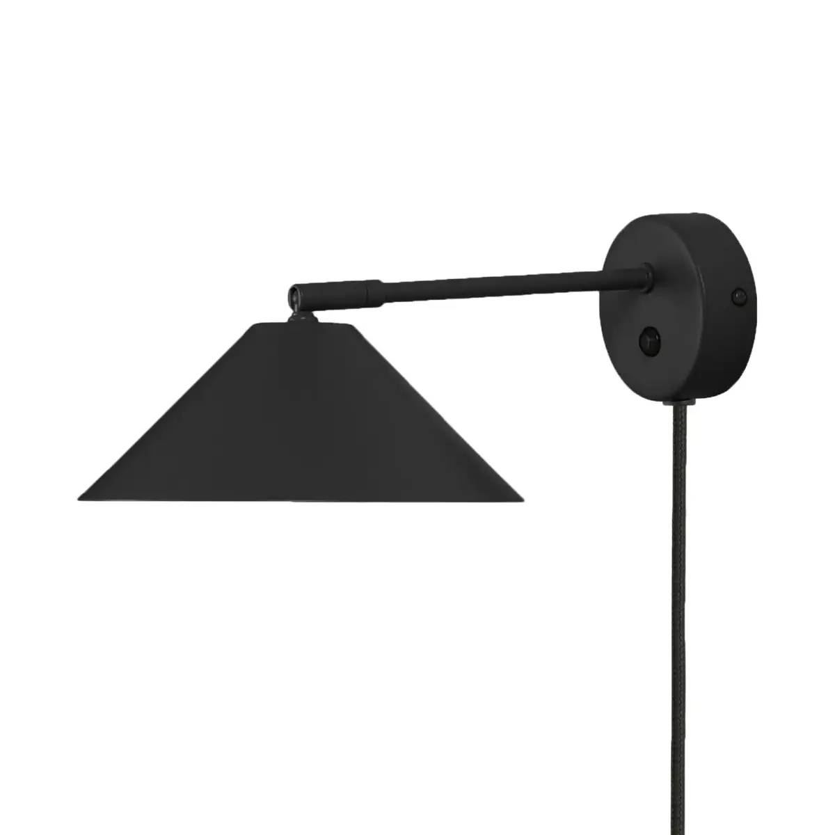 Cannes 20 vegglampe, Svart