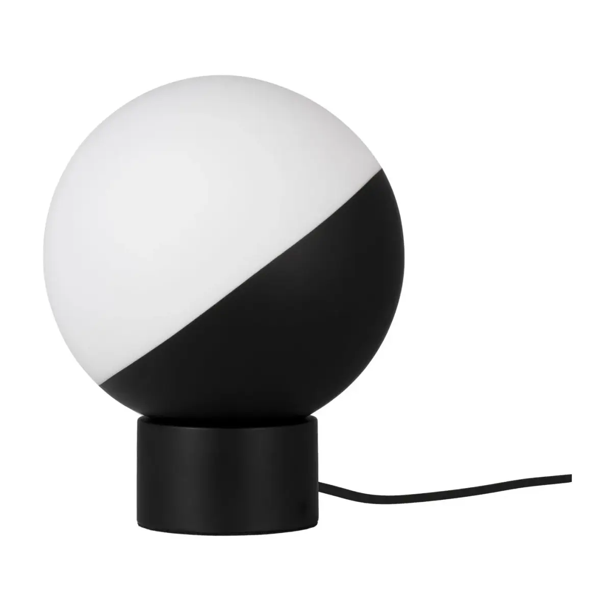 Contur bordlampe Ø 20 cm, Svart-hvit