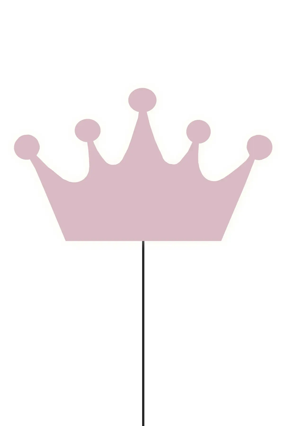 Crown vegglampe, Rosa