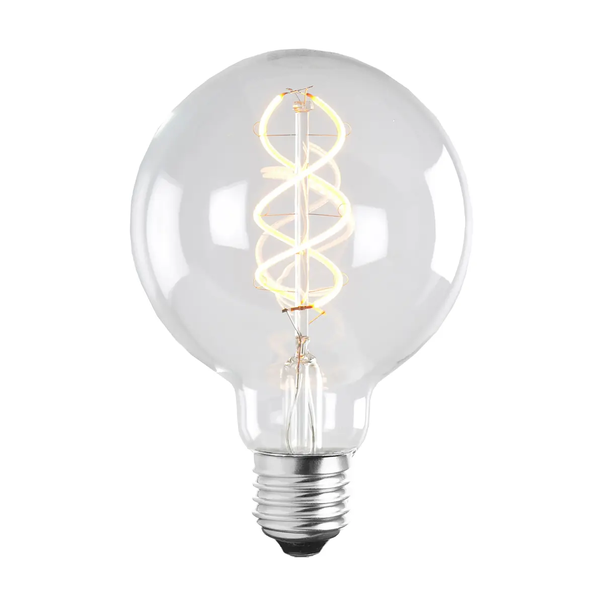 Globen lyspære E27 LED soft filament, 9,5 cm