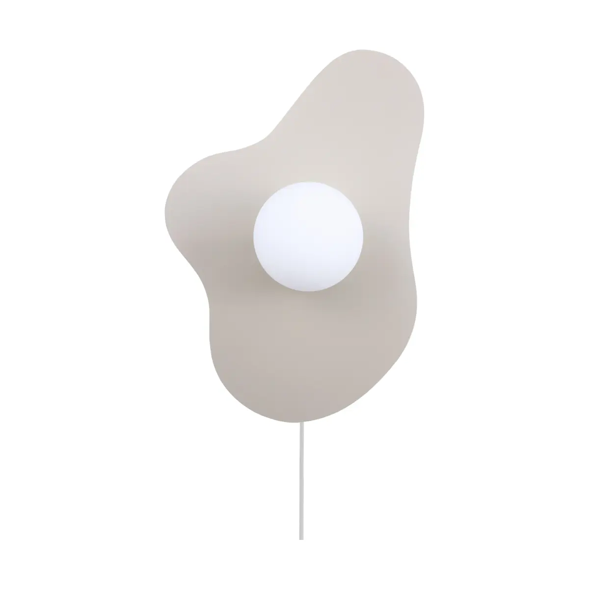 Illusion vegglampe/plafond 60 cm, Beige