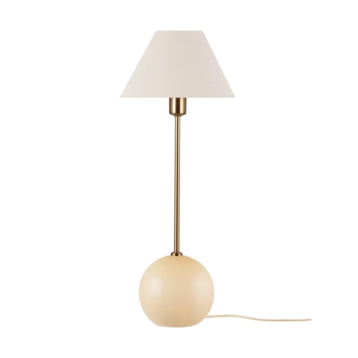 Iris 20 bordlampe, Creme